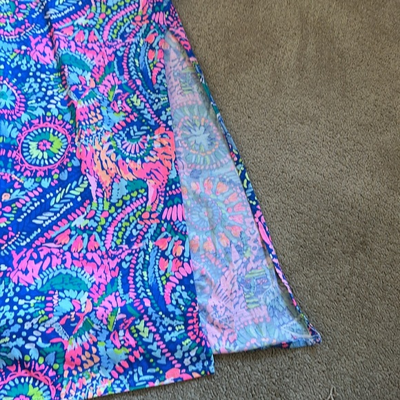 LILLY PULITZER No Prob Llama Kerri Maxi Dress Pima Cotton - Picture 7 of 10